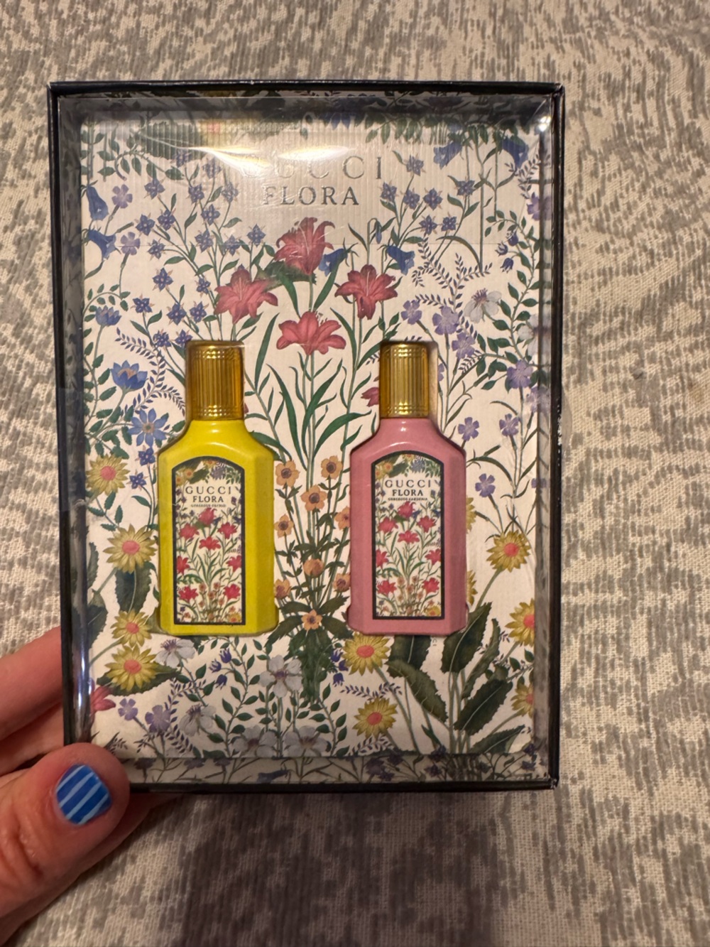 Gucci Flora Yellow & Pink Mini perfume Set